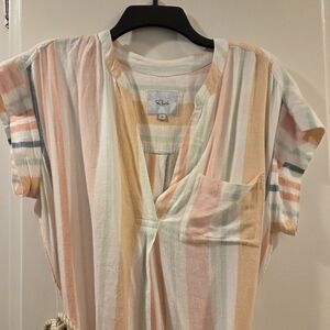 Rails Multicolor Striped Maxi Dress